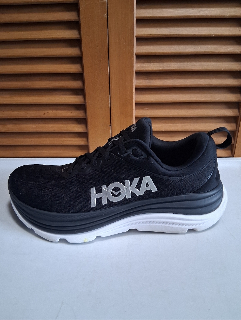 Hoka Gaviota 5 Black / White Women's Running Shoe * Size: 11B